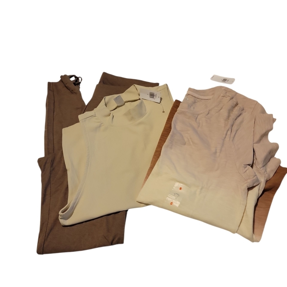 Stylish Cream and Brown Women's Pants & Jumpsuits